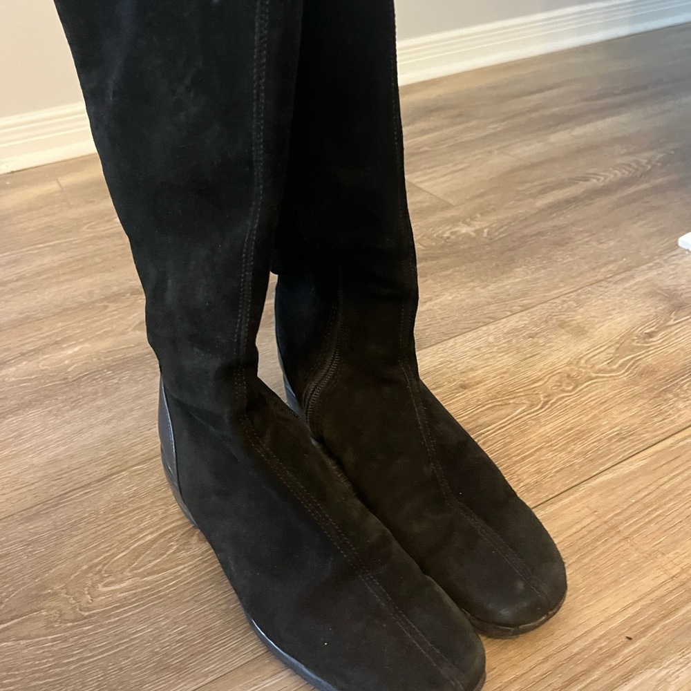 Canadian Made Aquatalia suede winter boots